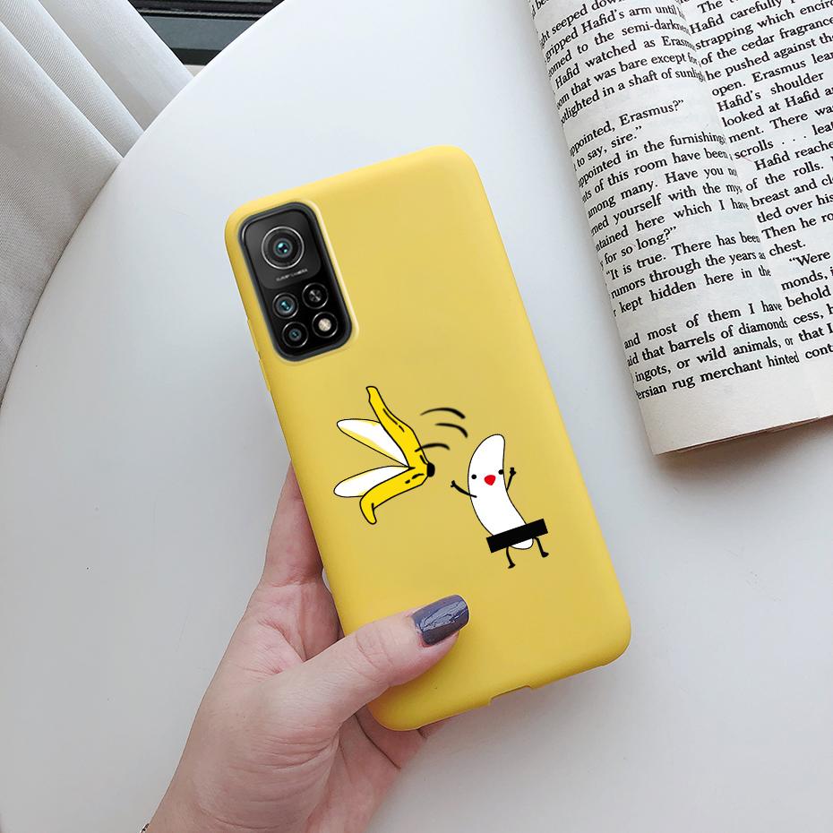 For Xiaomi Mi 10T Pro Case Cute Funda Silicone Matte TPU Soft Back protective Cover For xiaomi mi 10t 10tpro mi10T 10 t pro Case