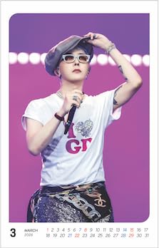 G-DRAGON Merchandise 2026 Large Wall Calendar (GD)