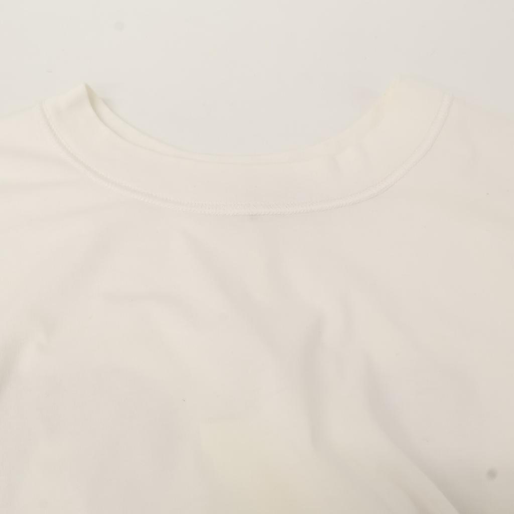 KATHARINE HAMNETT [Excellent Condition/24Stainless Steel] 24S-KHT-04 INSIDE OUT SLOGAN TEE Short Sleeve T-Shirt/ Tops XL whiteUsed