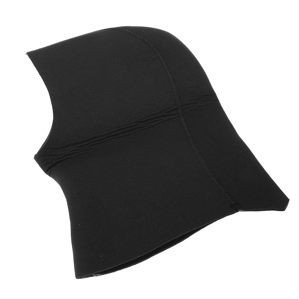 Wetsuit Hood Head Ear Protection UV Proof Breathable Diving Hat for Surfing Snorkeling Black 5mm S M
