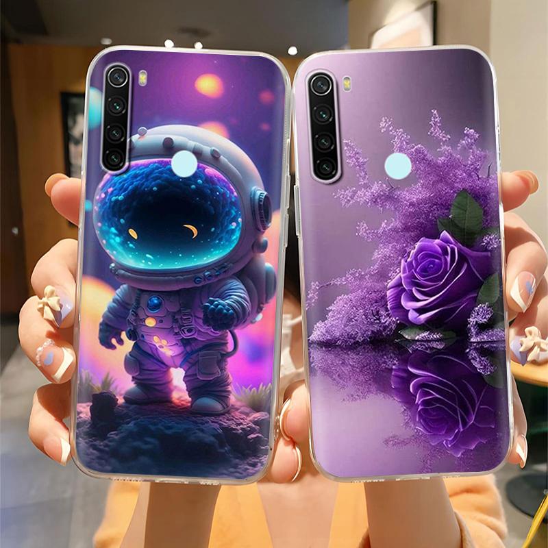 For Xiaomi Redmi Note 8T Case Luxury TPU Shockproof Cartoon Silicone Phone Cover For Redmi Note 8T Note8T Cases Bumper Fundas
