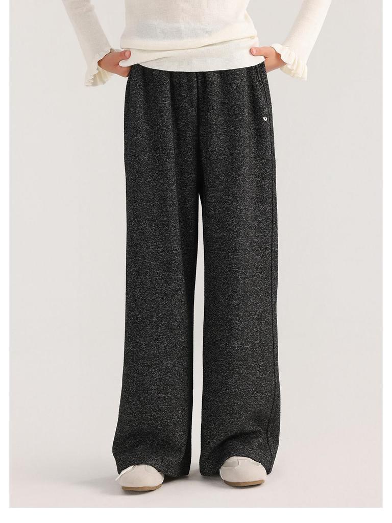 Tao Town Mädchen Strickhose mit weitem Bein - Stilvolle Frühling- und Herbst-Freizeitkleidung für Kinder