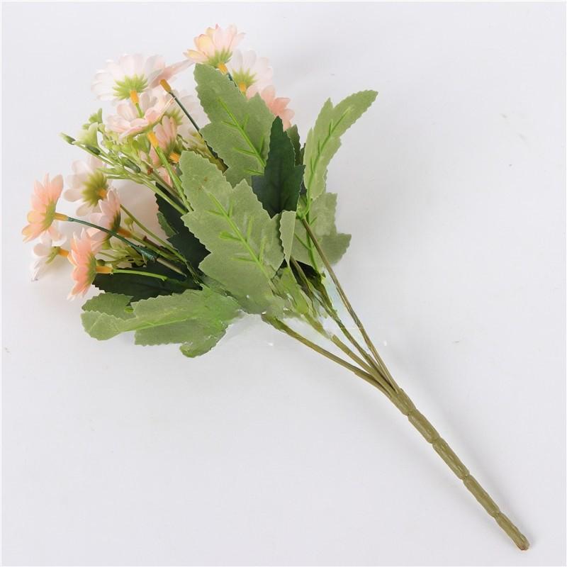 Plant Daisy Artificial Bridal Bouquet For Wedding Decor Living Room Arrangement
