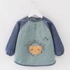 Waterproof Baby Long Sleeve Bib Apron Anti-dirty Toddler Eating Reverse Wear Smock Kids Feeding Coverall for Boys Girls Autumn Winter