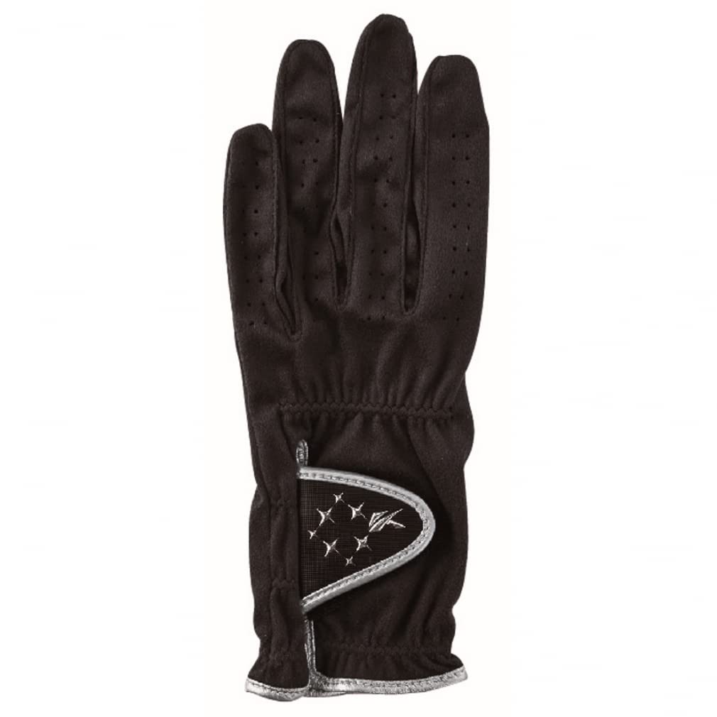 Kasco Reflefit Golf Women's Gloves, Ambidextrous, Black, 19cm, SF-1320LW
