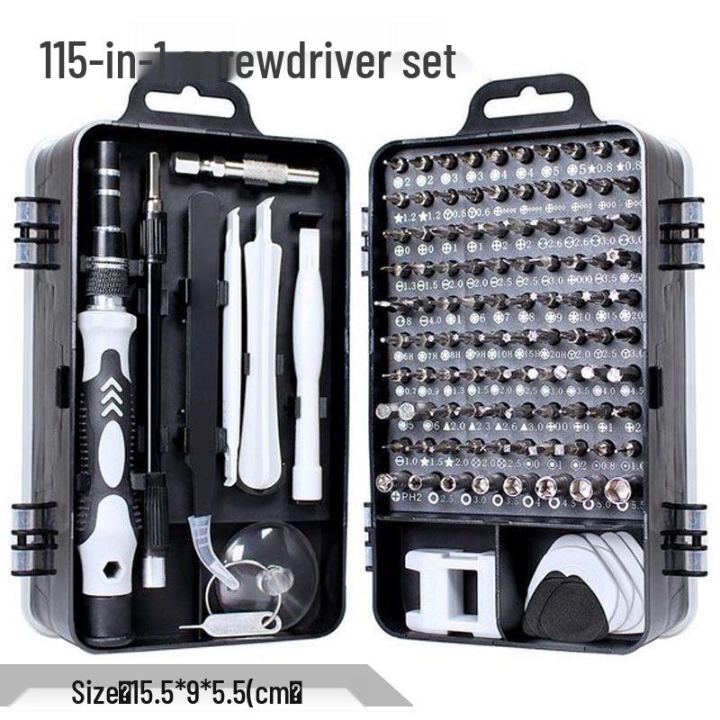 115-in-1 Multifunctional Screwdriver Set for Phone Repair and Odd-shaped Bits