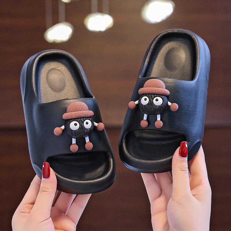 Kids Non-Slip Odorless EVA Slippers for Home Use - Squishy Feel Indoor Footwear for Men and Women