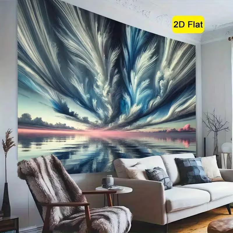 2D Sunset Ocean Reflection Backdrop Nature Party Photo Studio Background