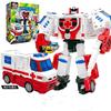 Hello Kabouter Transformer RICOSP AIENT Mechanical Vehicle Car Robot Rescue Alliance Transformer Car Action Figure Toy