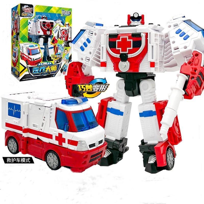 Hello Kabouter Transformer RICOSP AIENT Mechanical vehicle Car robot Rescue alliance Transformer car action figure Toy
