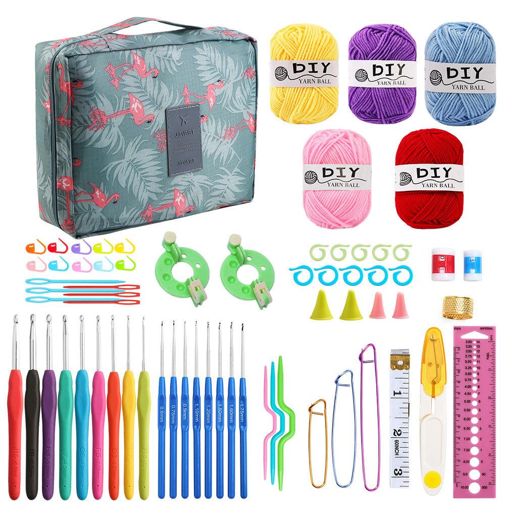 

Stainless Steel Crochet Hook Set DIY Tool Kit For Sweater Doll Crafting