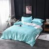 Satin Bedding Set King Wine Red Silk Like Satin Duvet Cover Set Luxury Soft Burgundy Comforter Cover Adults Bedroom Decor Chic Luxurious Sil