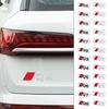 Aluminum ABS Car Styling Rear Trunk Badge Emblem Sticker Auto Accessories For Q3 Q4 Q5 Q6 Q7 Q8 Sline TT RS S Quattro S3 S5