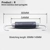 43mm-85mm Stainless Steel Rotatable Motorcycle Exhaust Spring Hooks For Front/Middle Link Pipe Muffler
