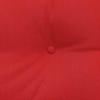 Back Cushion Red 100 x 24 x 50 cm Fabric
