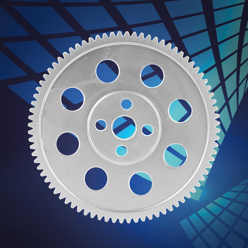 Round Hole Gear 80 Teeth High Accuracy Zinc Alloy Industrial Robot Parts 65.5mm Outer Diameter