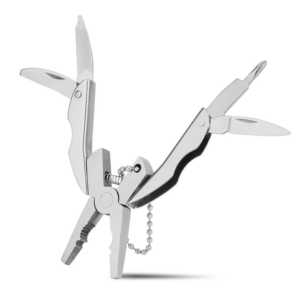 Mini Outdoor Portable Hand Tool Multi Tool Multitool Tang Skrutrekker nøkkelring