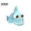 Smooth Surface Decoration 3D Printed Articulated Piranha, Flexible Joint Fish Models, Desktop Movable Office Fatigue Reliever Fidget Toy, Cute Piranha