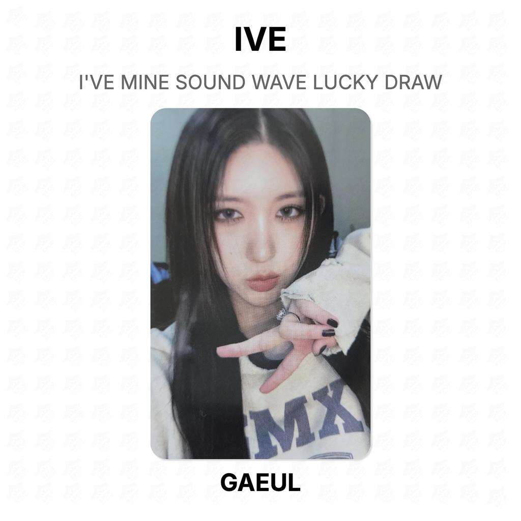 IVE I'VE MINE SOUND WAVE LUCKY DRAW Official Photocard