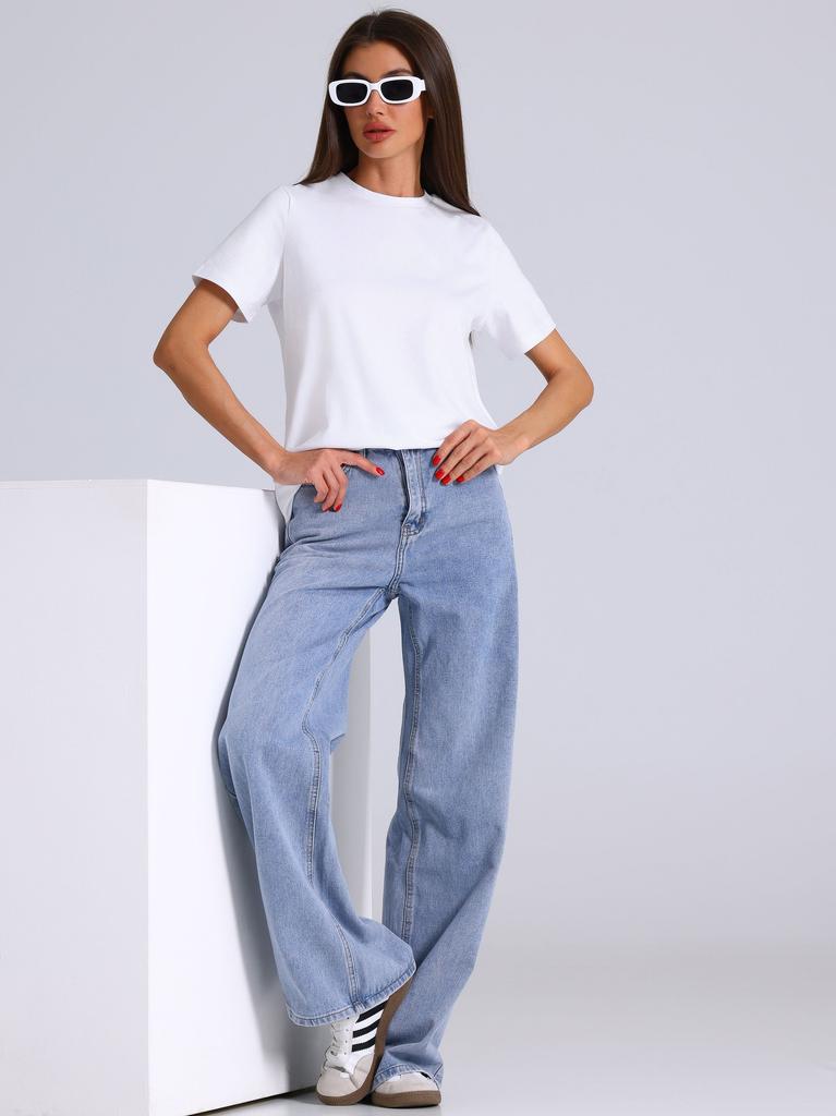 Cotton Comfortable Cotton Casual Loose T-shirt Women Men Oversized Short Sleeve Heavyweight Male Female Clothing