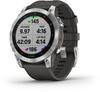 Garmin Fenix 7, Silver w/Graphite Band "010-02540-01" (timbru Verde 0.18 Lei)
