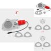 Premium Qualität 2,5"/3" Elektrische Auspuffklappe mit Fernbedienung Ventilmotor für Universelle Passform