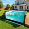 Compact Fiberglass Above Ground Outdoor Pool for Home & Garden Spa Use
