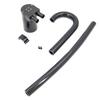 Black Aluminum Alloy Reservior Oil Catch Can Tank with Radiator Hose for BMW N54 335i 135i E90 E92 E82 2006-2010