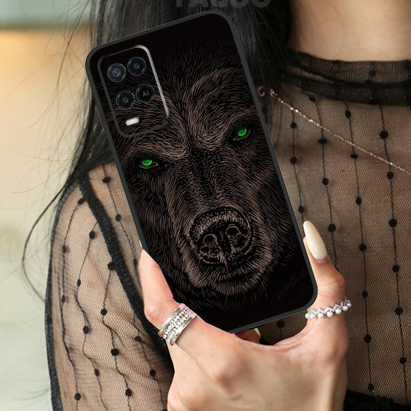 Cute Grizzly Bear Case For Oppo A5 Pro A15 A17 A57 A77 A18 A38 A58 A78 A98 A94 A74 A54 A40 A60 A80 A96 A76 A16