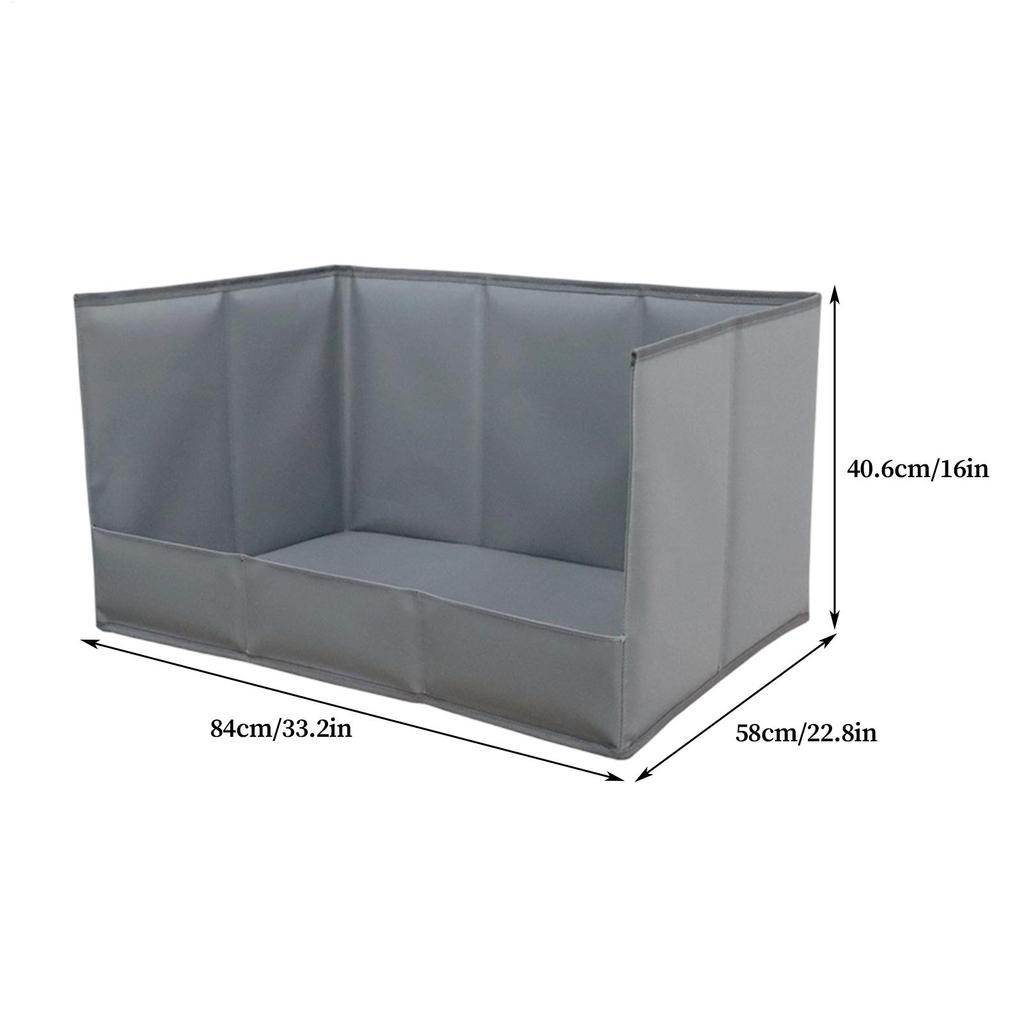 Dog Pee Tray Folding High Walls Portable Pet Toilet High Walls Dog Pee Box Indoor For Home Apartment Living Room Outdoor Balcony