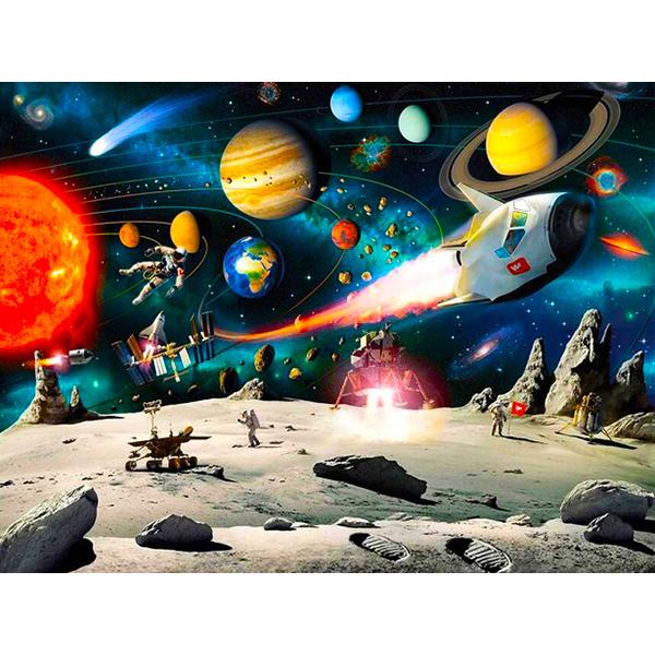 5D DIY Diamond Painting Universe Space Landscape Kit Full Drill Round Embroidery Mosaic Art Picture of Rhinestones Home Decor