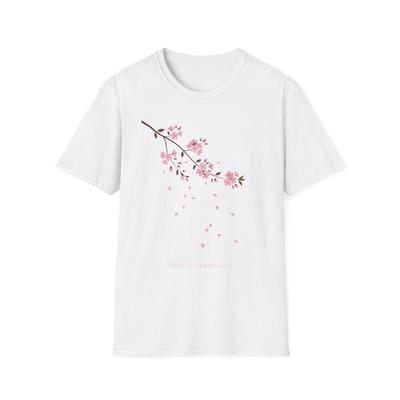 Cherry Blossom T-Shirt | Sakura Branch Botanical Tee | Japanese Floral Gift for Spring & Nature Lovers
