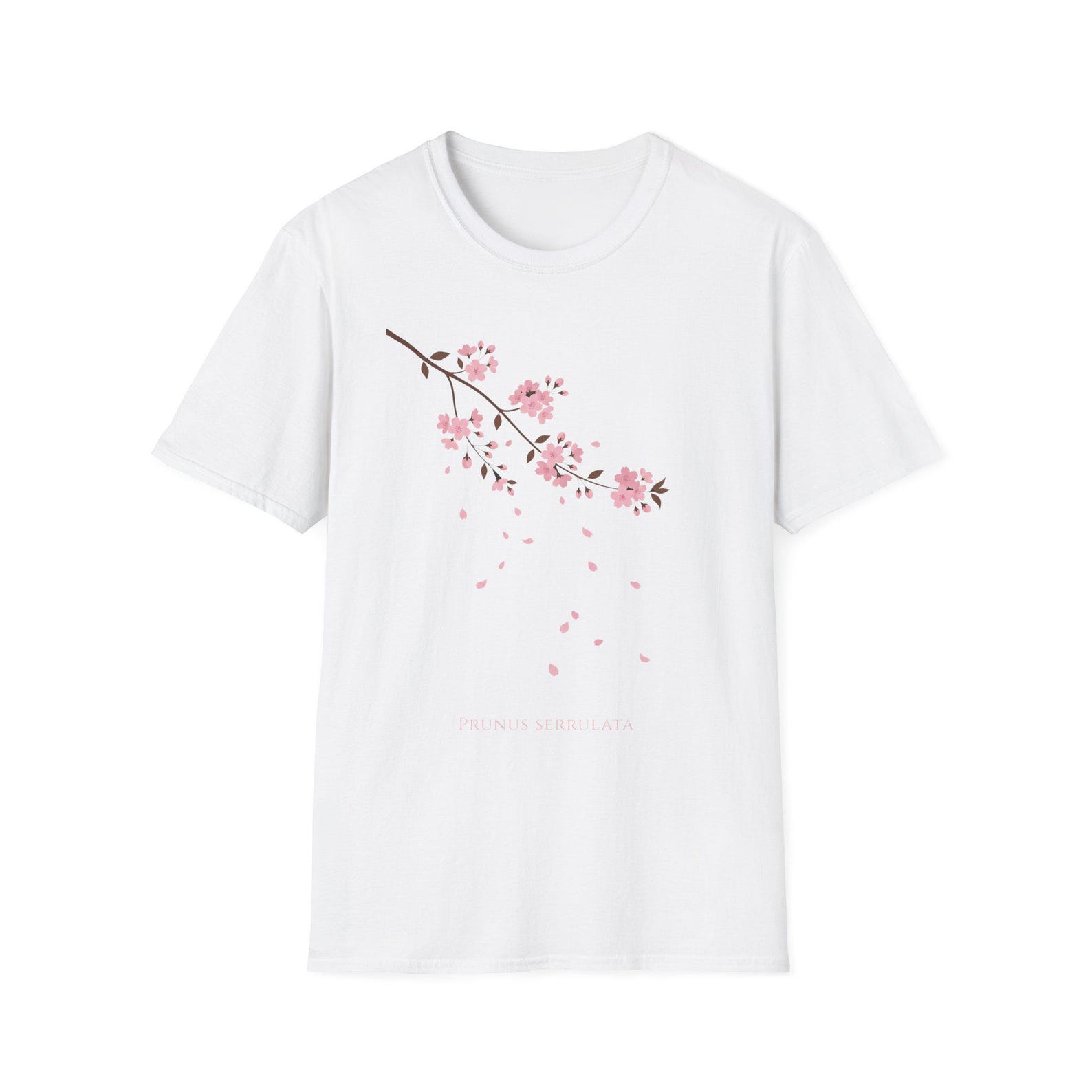 Cherry Blossom T-Shirt | Sakura Branch Botanical Tee | Japanese Floral Gift for Spring & Nature Lovers 4XL