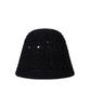 Bajal Va Patch Soft Knit Bucket Hat Black