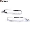 Rear Bumper Fog Light Lamp Cover Trim For Subaru Forester 2013-2015 2016 2017 2018 Chrome Car Tail Foglight Trims Accessories
