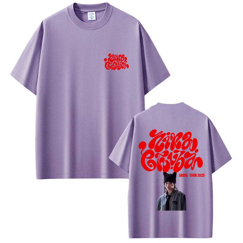 Rapperin Nina Chuba Arena Tour 2025 T-Shirt Herren Damen Hip Hop Mode Popmusik T-Shirts Herren Freizeit Baumwolle Übergroße T-Shirts