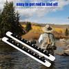 2PCS Easy to Install Fishing Rod Rack Wall Mount Fishing Rod Holder  Fishing Rods Storage