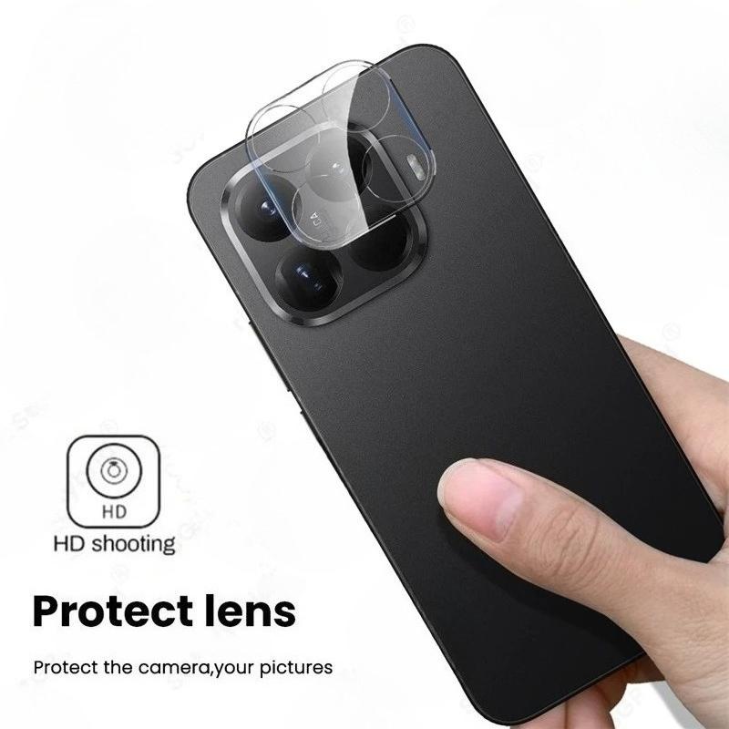 1-3 Stück 3D Ultra HD Kristall gehärtetes Glas Kameraobjektivschutzfolie für Xiaomi 17T 15/14T Pro Rückseite 9H Kratzfest Kameraabdeckung