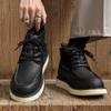Boots Leather Martin Boots High Top Retro Locomotive Boots American Brown Medium Top Short Boots Desert Hiking Boots