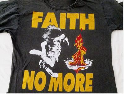 1990 TOUR LIVE Maglietta Faith No More Classica Nera Unisex