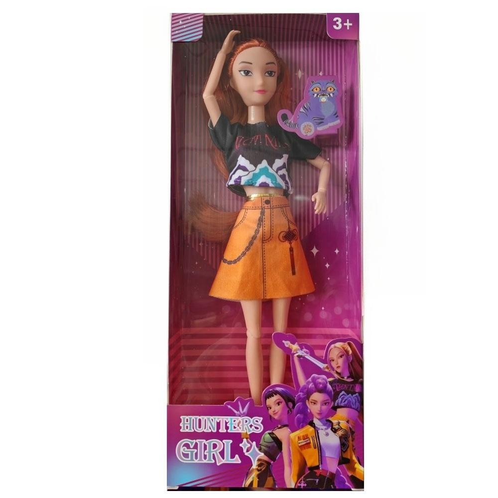 Kpop Demon Hunters Action Figure Toy Derpys Tiger Rumi Mira Zoey Sussy with Colorful Lights Theme Song for Fans Christmas Gifts