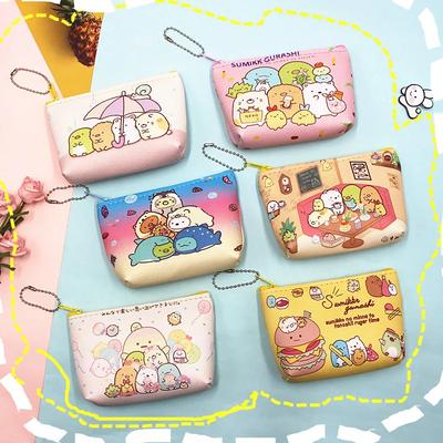 Kinder Niedlich Kreativ PU Münzbörse Kopfhörer Schlüssel Aufbewahrungstasche Kinder Münztasche Mini Geldbörse Niedliche Geldbörse Niedliche Brieftasche