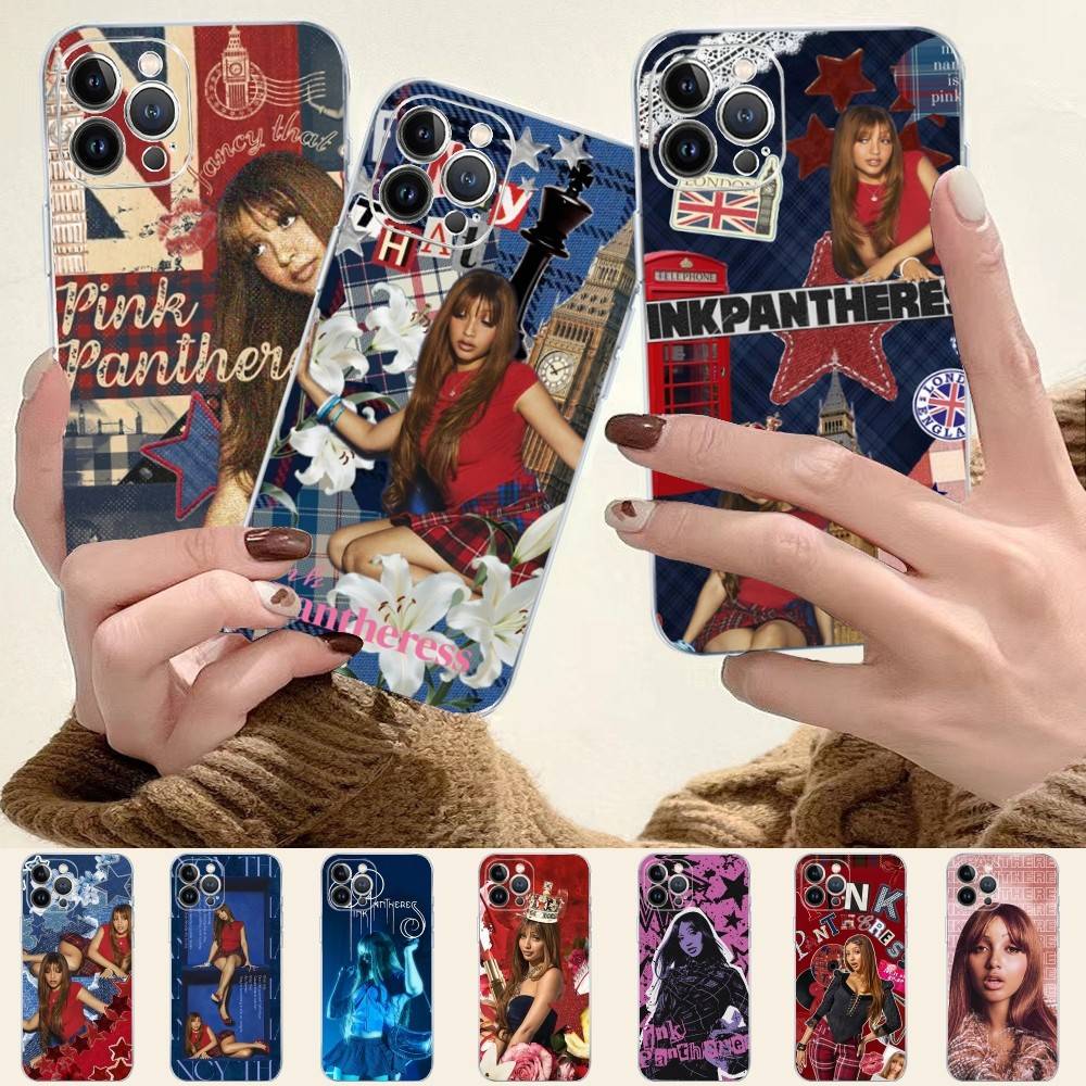 Singer P-Pinkpantheress For IPhone 17 16 15 14 13 12 11 Pro Max Plus Phone Case High End Silicone