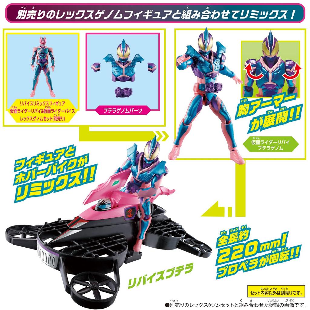 Kamen Rider Revise Revise Remix Figure Pterogenome & Jackal Genome Set