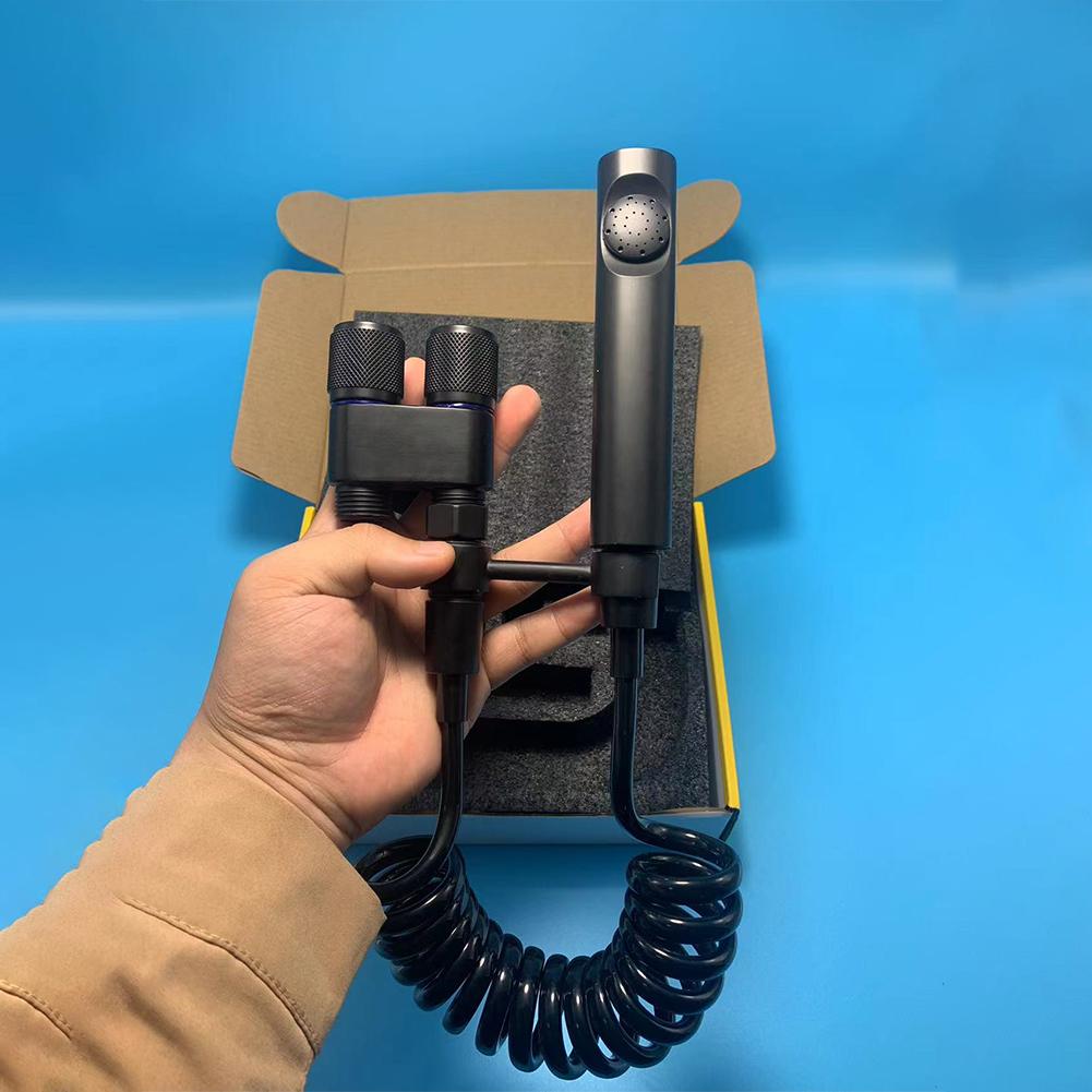 Water Distribution Valve Part Kit  Bathroom Pressurized Sprayer Alloy Bidet Set Switch Angle Bidet Dual Control Switch