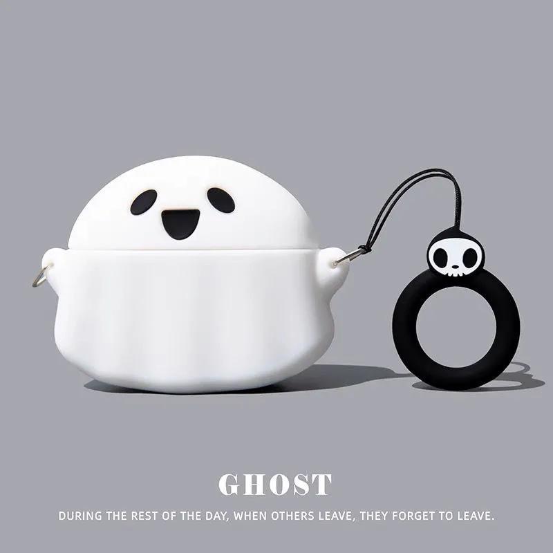Creative Ghost AirPods 1 Generation Protective Case for Apple Pro1 Wireless Bluetooth Headset Cover Silicone Soft Case