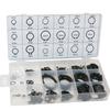 300Pcs 18Sizes C-Clips Snap Ring Circlip Retaining Ring Set Assortment with Case