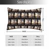 Jack Russell Dog At Sunset Rectangle Pillowcase Cushion Cover Decorative Bedroom Bed Home Comfort Throw Pillow