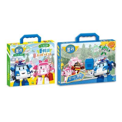 ROBOCAR POLI Carry Puzzle Set Made In Korea  - First Puzzle 8–14pcs / Camping Adventure 12–38pcs  (3 Options)