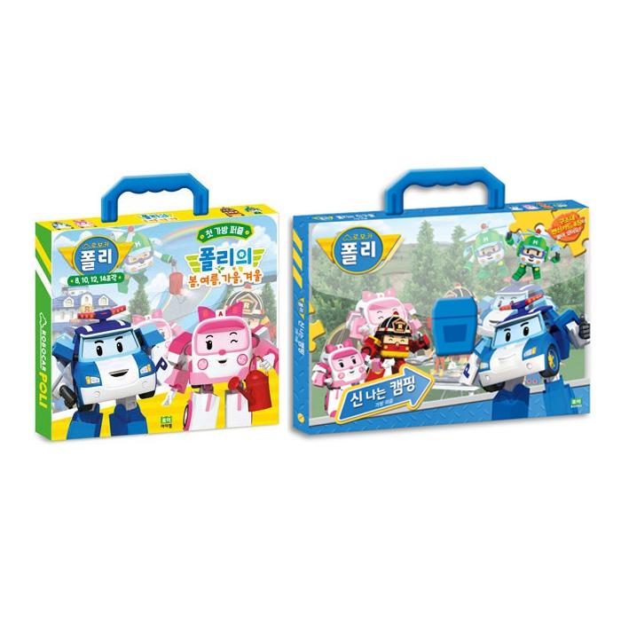 

RoboCar POLI Carry Puzzle Set Made in Korea - First Puzzle 8–14pcs / Camping Adventure 12–38pcs (3 Options) #First + Camping